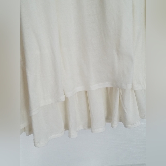 FP Beach Free People Henley Dress White Long Sleeve Size Small - Picture 3 of 11